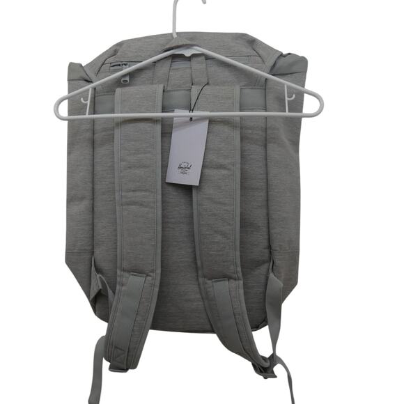 Herschel Supply Co. Survey Backpack Light Grey Crosshatch Laptop Book Bag- NWT - Picture 3 of 8